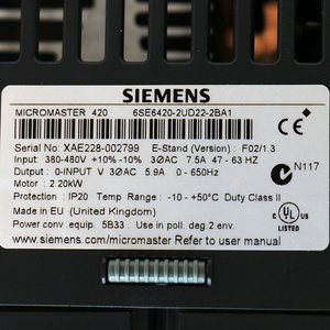 SONGWEI. Módulo de entrada analógica 6SE6420-2UD22-2BA1 6SE64202UD222BA1 - Product Image 6