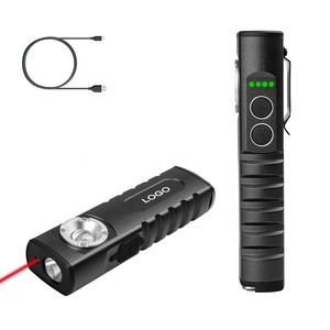 Alluminio puntatore laser rosso luce ricaricabile di controllo auto di corrispondenza di colore di lavoro - Product Image 1