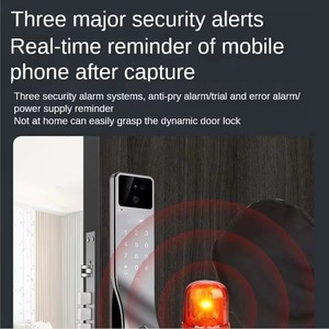 3Dフェイススマートロックドアパスワード指紋スマートロックTUYA Wifiリモート電子インテリジェントスマートドアロックセーフボックス付き - Product Image 6