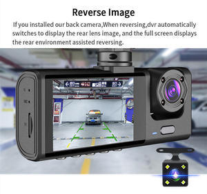 1080P 2\&quot; <strong>LCD</strong> <strong>Display</strong> Car Dash Cam with 3 Camera Lenses Black Box Digital Camera for <strong>Reverse</strong> Ima Night Vision Vehicle Tools DVR - Product Image 2