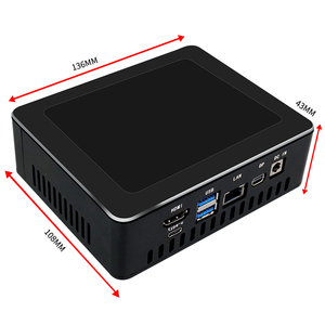 BKHD Mini <strong>Thin</strong> <strong>Client</strong> Industrial <strong>Computer</strong> Low Power Mini Host Mini PC Win 10 Type C Display Linux Support Core I5-8259U - Product Image 3