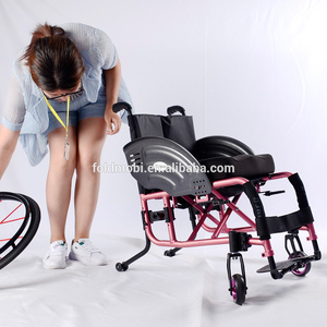 Light Weight Good Quality Power Assist Soft <strong>Seat</strong> Cushion Manual <strong>Wheelchair</strong> for Disabled People 14/16/18&quot; <strong>Seat</strong> Factory Price - Product Image 6