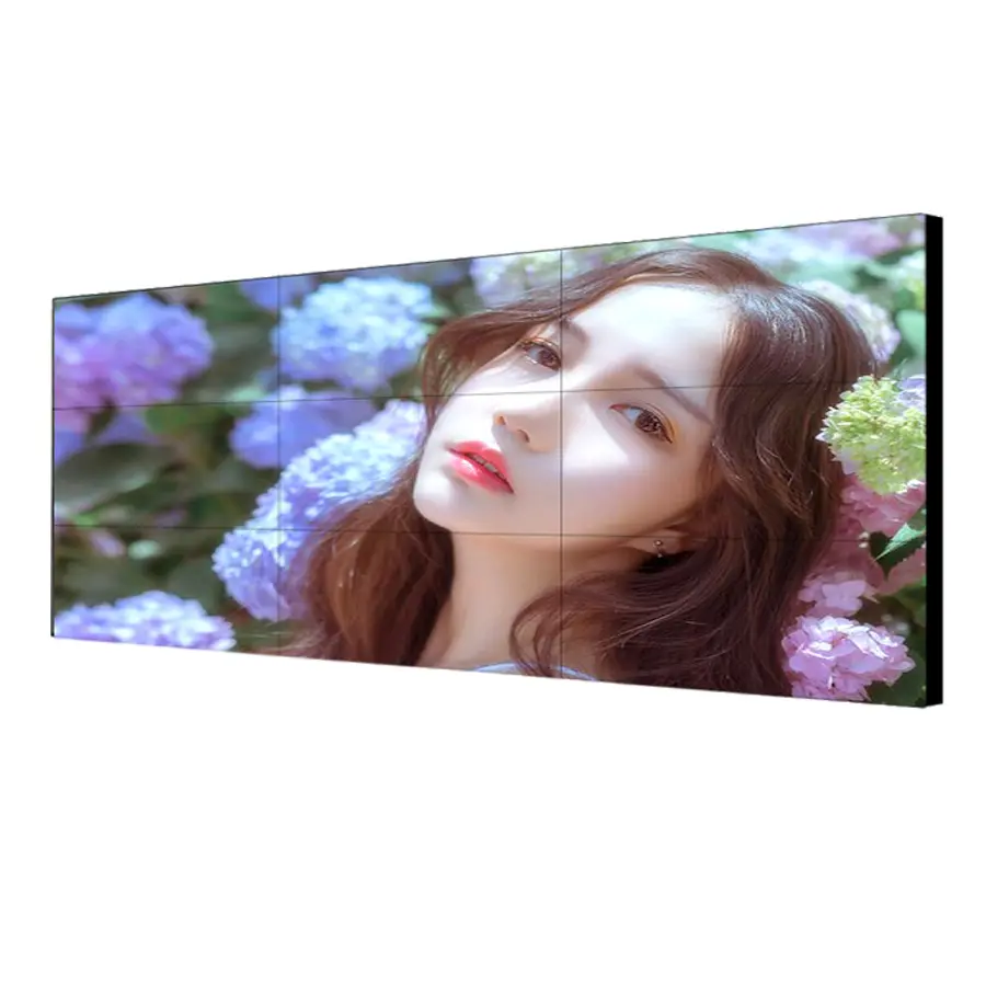 Hot buon prezzo 2x2 2x3 3x3 1.7 millimetri multi schermo videowall ultra narrow bezel display lcd did video wall