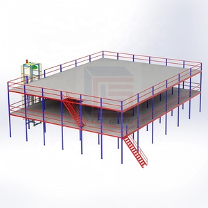 Kunden spezifische mehrstufige Lagerhaus-Metall-Mezzanine-Boden regals ysteme - Product Image 3