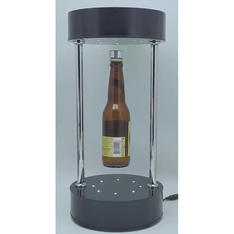 Dispositivo Levitazione di Birra Del Basamento Bottiglie Galleggiante Display Rack Magnetico Può Titolare