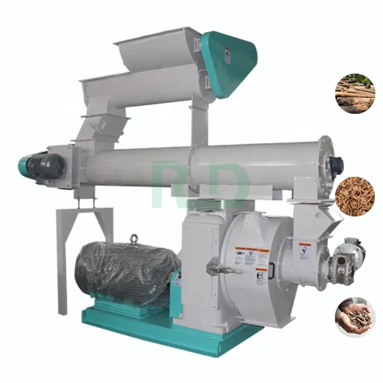 Rongda Selling Industrial High Efficiency Good Price Wood Pellet Production Line/Wood Pellet Mill