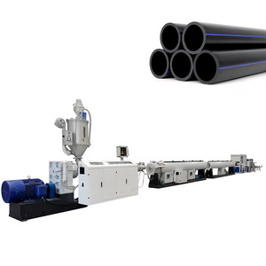 Plastik ekstruder HDPE PE PP PVC PPR elektrik hortum tel sevk borusu yapma makinesi üretim hattı - Product Image 1