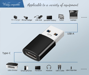 Adaptador tipo C USB C 3,1 USBC hembra A USB 2,0 3,0 A macho OTG, convertidor USB2.0 - Product Image 5
