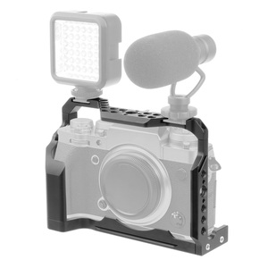 XT4 kamera kafesi soğutma koruyucu kılıf Rig w üst kolu soğuk ayakkabı dağı için Fujifilm Fuji X-T4 DSLR sabitleyici - Product Image 4