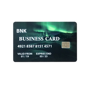Custom <strong>Paypal</strong> Credit Card Atm Access Control Contact IC Card FM4428 Chip 24C16 Chip RFID Smart PVC Cards with Pantone - Product Image 1