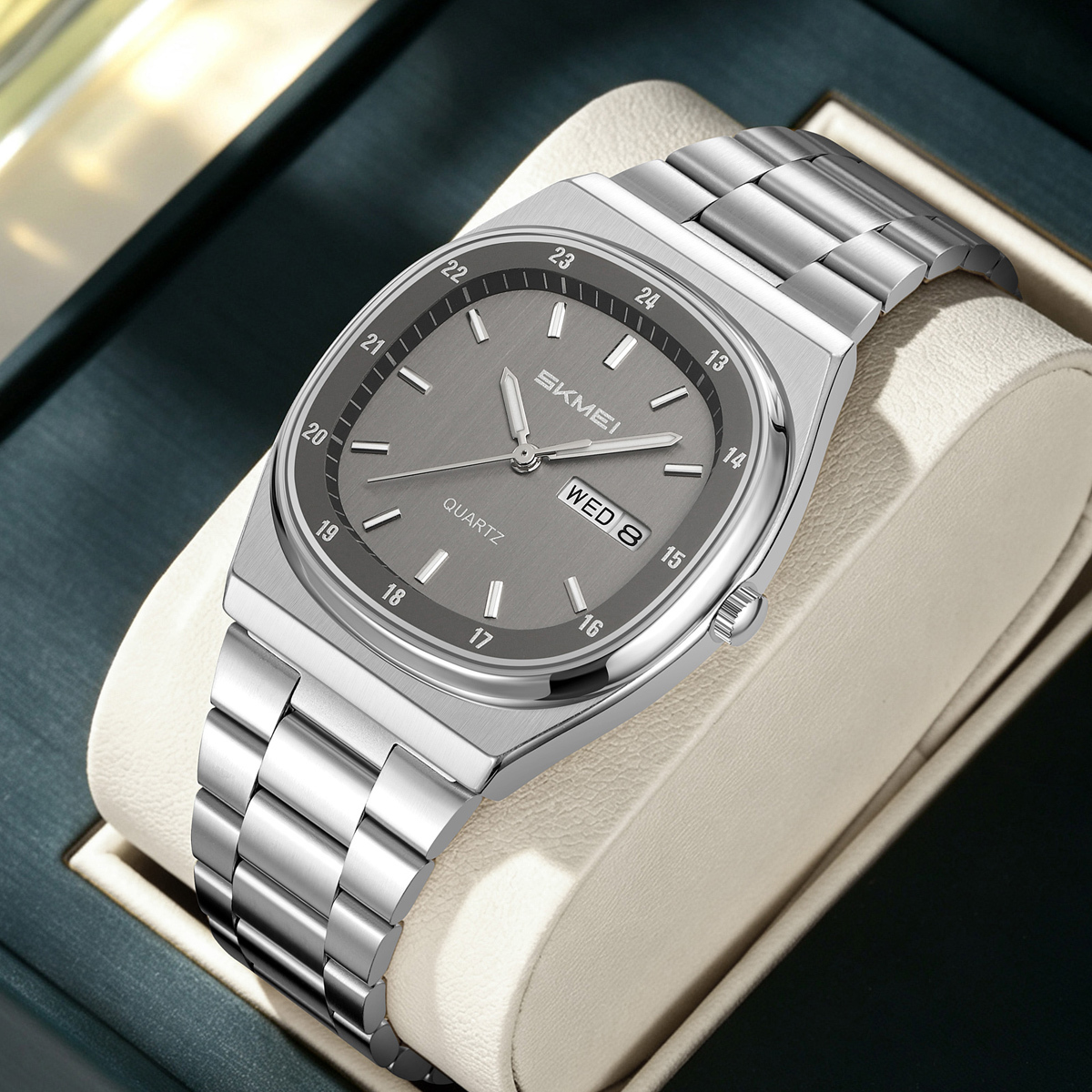 silver/titanium