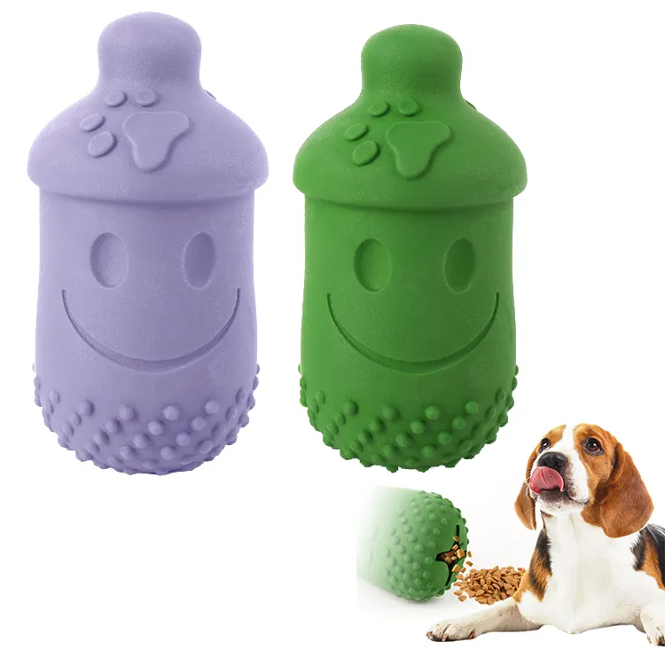 ホット販売ペット噛むおもちゃ犬面白いきしむカラフルな犬のアクセサリー歯科ケア歯のクリーニング犬のための耐久性のあるゴムのおもちゃ