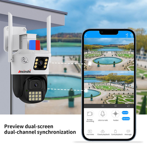 P2P IP66 Icsee 8MP双镜头8X无线摄像机WiFi PTZ网络摄像机 - Product Image 5