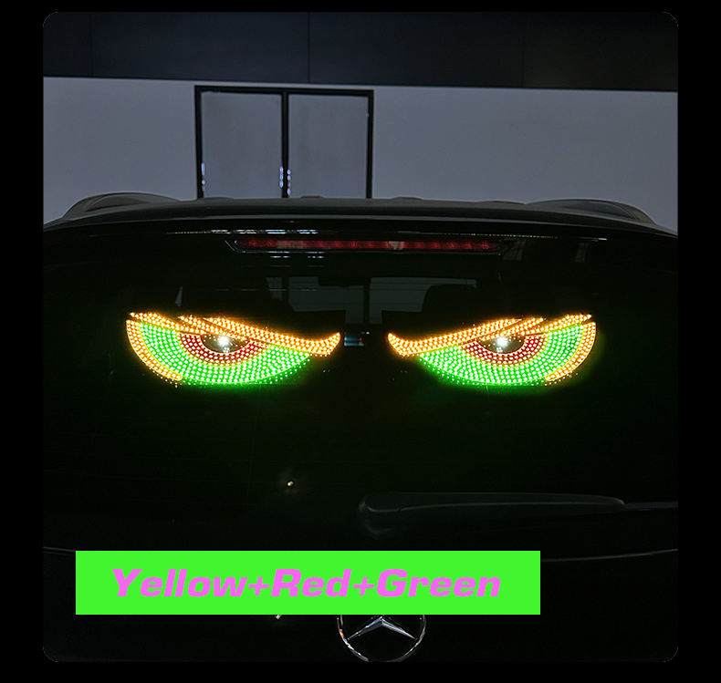 สีเหลือง + แดง + เขียว