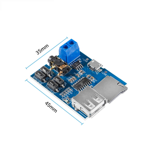 Tf Card U Disk Play Mp3 <span class=keywords><strong>Decoder</strong></span> Speler Module Met Audio Versterker Audio Decodering Speler Module Micro Usb 5V Voeding - Product Image 5