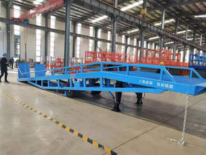Industrielle mobile Lade plattform mit rutsch fester Oberfläche und schnellem Einrichtungs mechanismus - Product Image 5