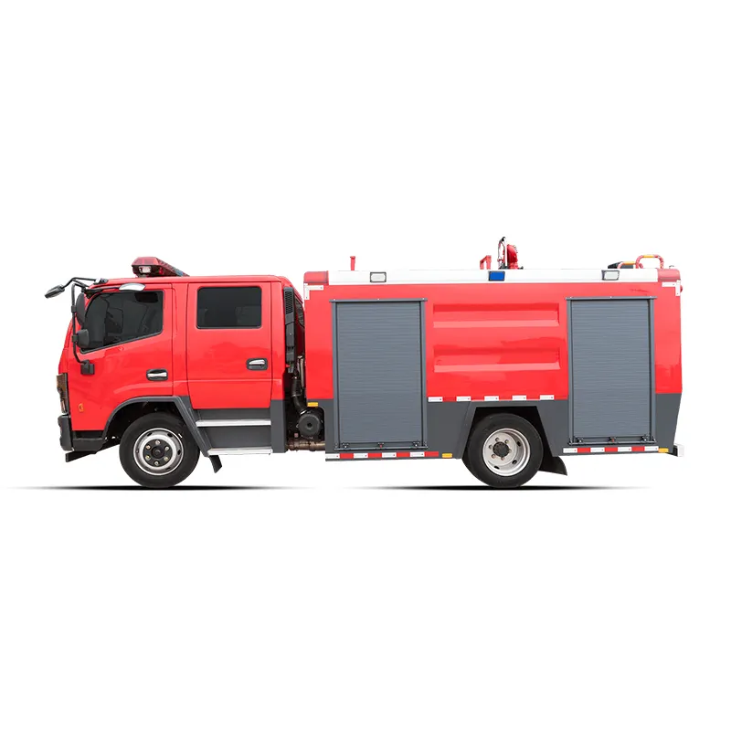 Cina Keeyak Dongfeng camion dei pompieri price165 HP serbatoio di acqua Diesel Volume 5000L materiale Q235B Yuchai motore nuovo camion dei pompieri in vendita
