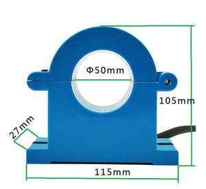 Sensor de voltaje de corriente de fuga de 48V DC de salida analógica de efecto Hall/transductor de aislamiento de corriente residual de 5V AC