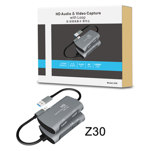 热卖高清采集卡进行直播现场录音盒高清 4k输入USB2.0 高清视频游戏采集卡 - Product Image 2