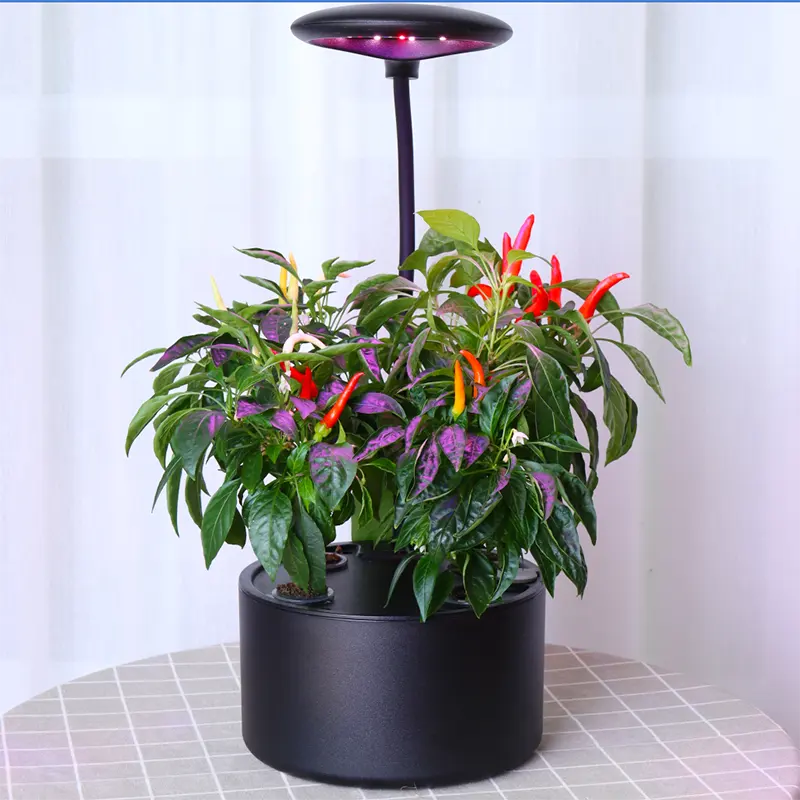 Casa intelligente giardino fioriera di Auto irrigazione intelligente mini pianta in vaso LED intelligente sistema di coltivazione