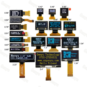 Piccolo pannello modulo schermo Lcd Mini 128X32 128X64 OLED personalizzato Fpc Spi i2c Micro monocromatico 0.91 0.96 Display Oled - Product Image 1