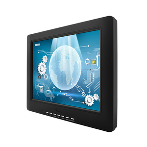 Monitor de pantalla táctil TFT LCD Industrial de 12,1/12 pulgadas con BNC VGA, entrada AV USB para entrada CCTV para coche, microscopio, pantalla de escritorio, PC