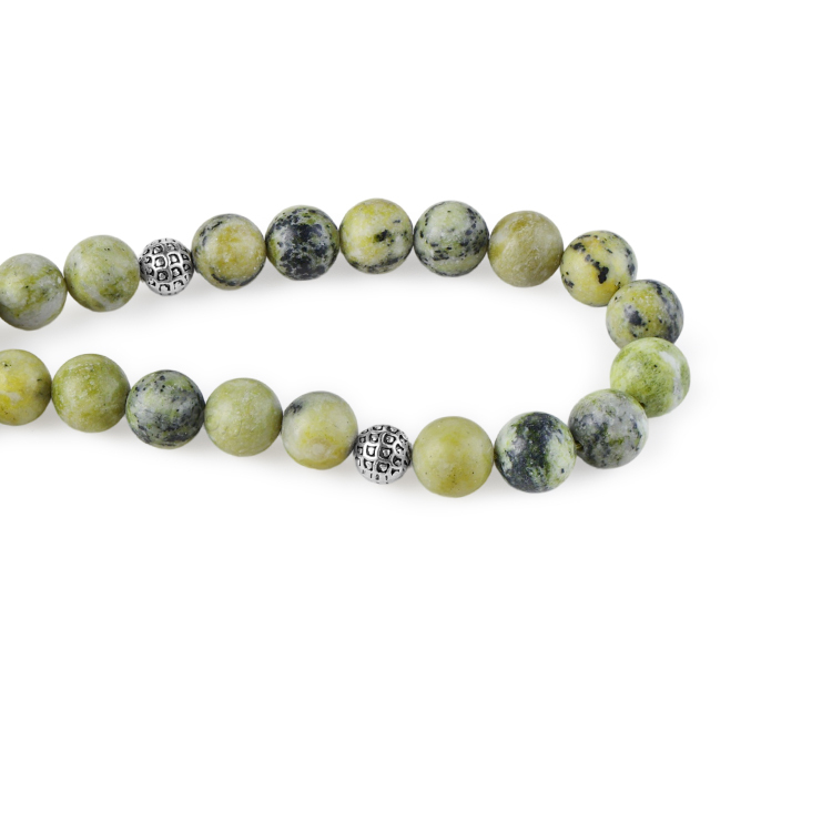 Yellow-Green with Black Spots
