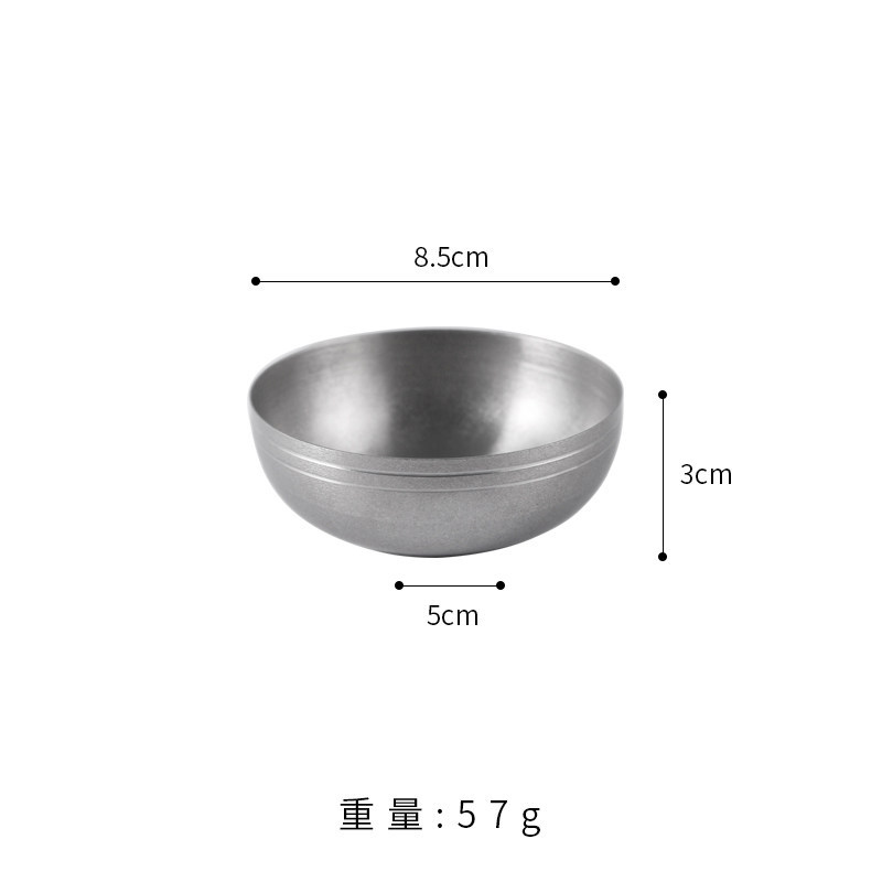 Petit bol rond vintage en détresse, 8,5 cm