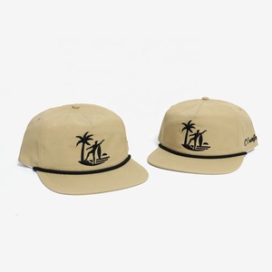 Vente directe 5 Panel Flat Edge Waterwoman Hat Nylon Léger Non Structuré Snapback Rope <span class=keywords><strong>Cap</strong></span> Surf <span class=keywords><strong>Cap</strong></span> - Product Image 3