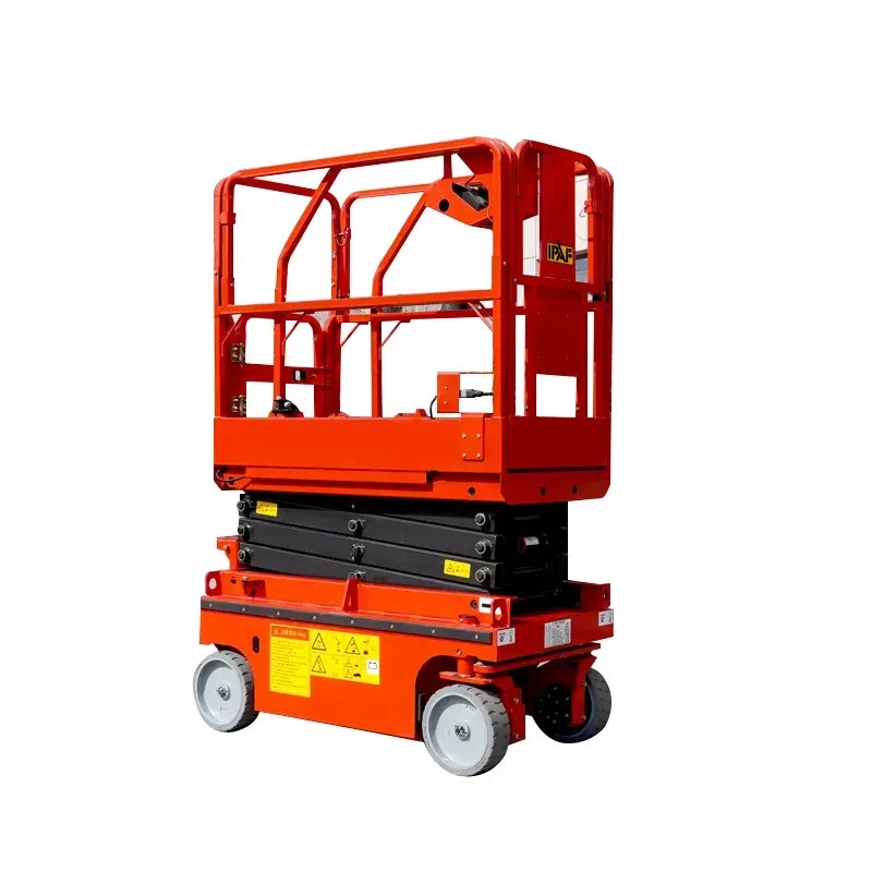 CE ISO 4m 8m 12m Load 500kg 1000kg Manual or battery Electric Scissor Lift Mobile Hydraulic Scissor Lift for Window Cleaning