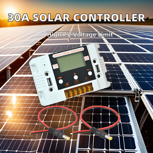 30A 24V/48V LCD-Display MPPT Solar laderegler für Heim beleuchtungs system Pwm Langlebig und effizient - Product Image 3