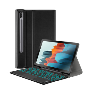 三星银河标签S7铅笔夹盖智能触摸板无线键盘外壳，工厂制造 - Product Image 1