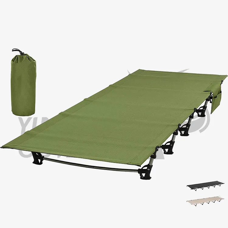 חיצוני אולטרה קל מתקפל נייד קל משקל מיטת קמפינג מיטת תינוק יחיד אוהל מחנה אוהל מיטת מחנה