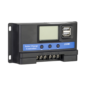 インテリジェント10A 20A 30A PWMソーラーチャージコントローラ12V/24Vバッテリー用USBソーラーチャージレギュレータ - Product Image 4