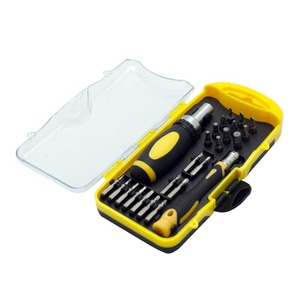 24 adet cırcır tornavida kolu araçları kiti hassas tornavida kolu DIY diğer el aracı setleri bit set promosyon aracı kiti
