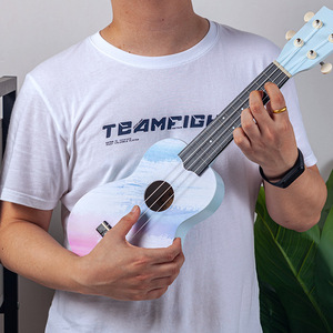 Vernice colorata studenti ukulele adulti facili da imparare strumenti per suonare e cantare piccola chitarra 21/23 pollici - Product Image 6