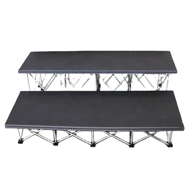 Escenario portátil para eventos RK/plataforma de escenario de podio de aluminio/plataforma de escenario plegable para coro
