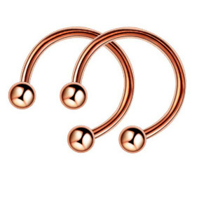 Sphère en or rose