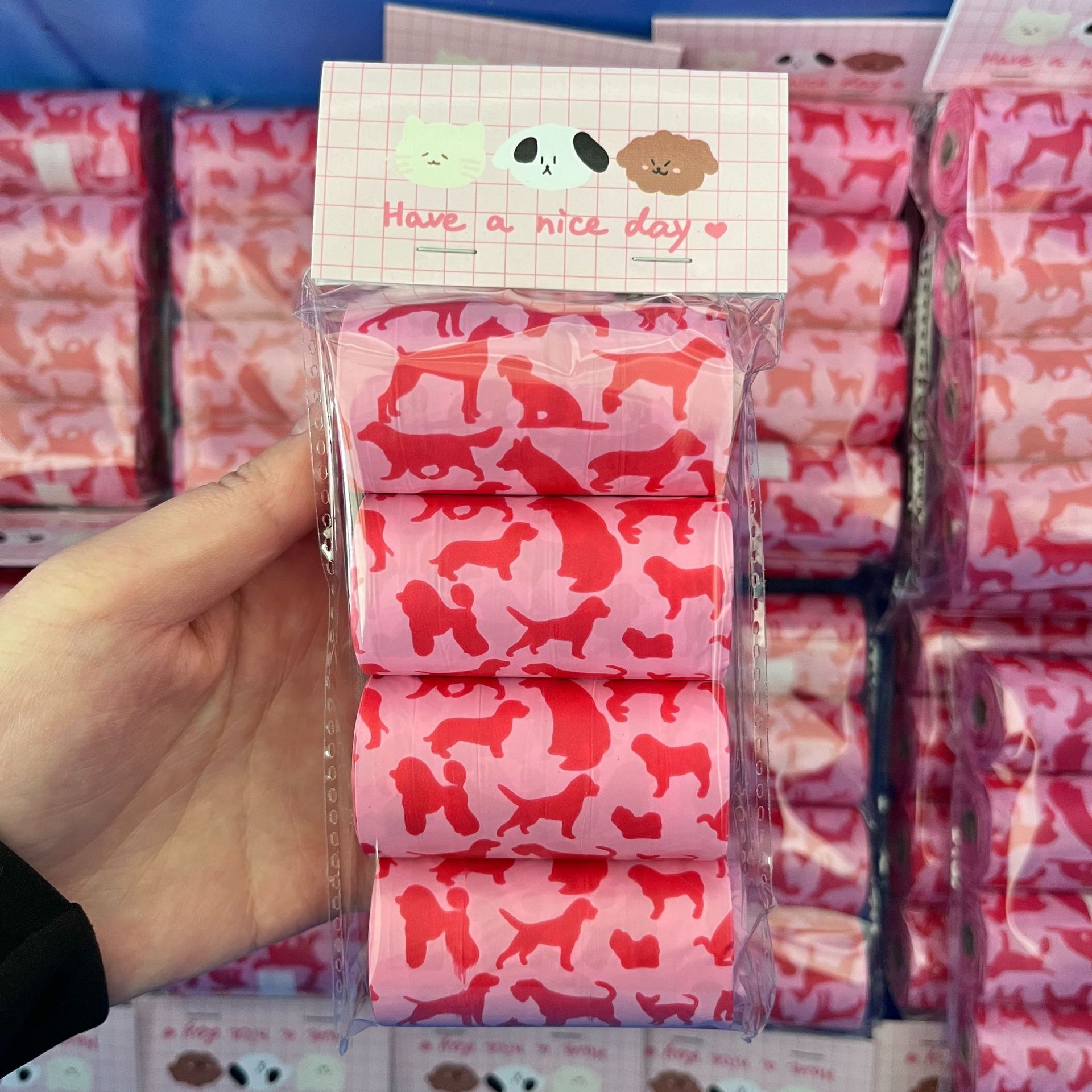 Baby Powder Scent, 0.012mm, 4 Rolls (80 Bags)
