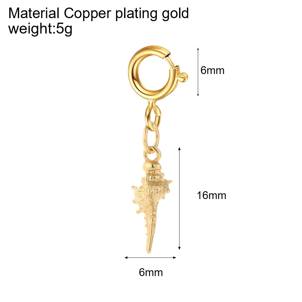 Conch Gold Pendant