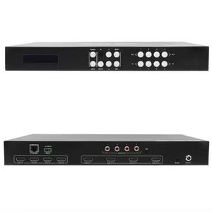 HDMI 2,1 8k60 HDMI matriz de conmutación 4x4 HDMI matriz 4:4:4 8bit HDR y HDCP2.3 IR, RS232 y control lP/web Ul - Product Image 3