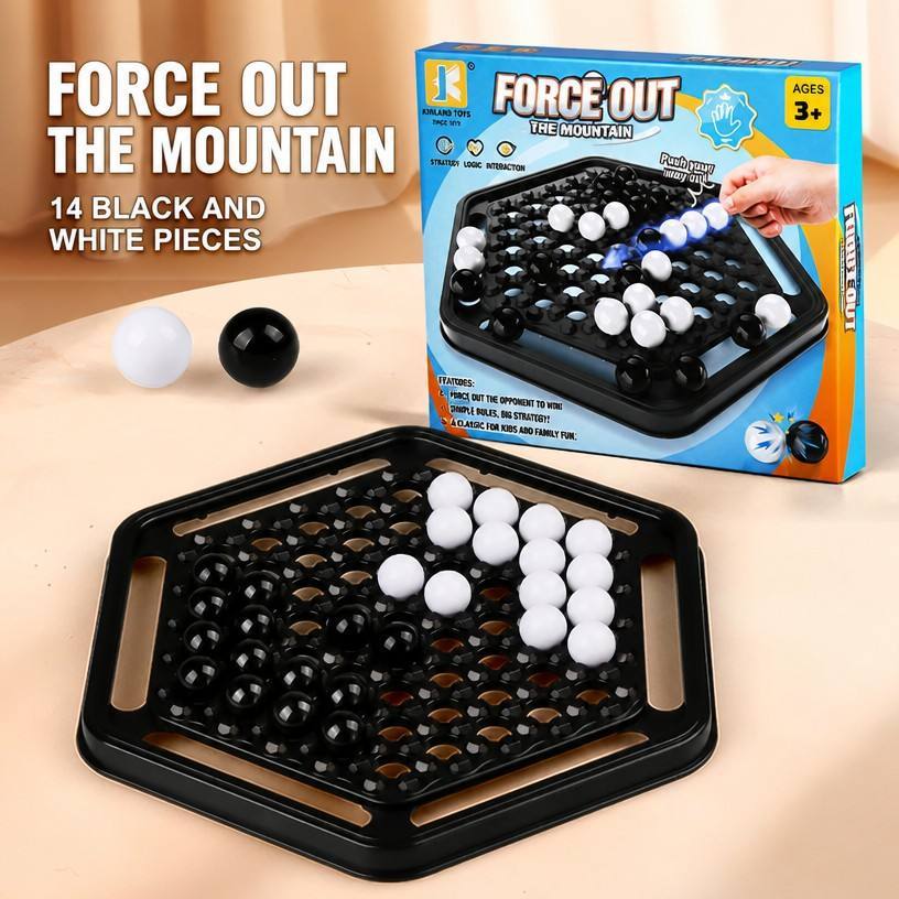 Strongman chess black-and-white chess-english color box