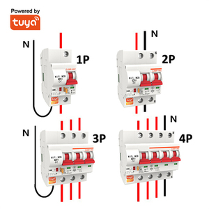 TUYA WiFi Control remoto inteligente 3P 20A 25A 32A 40A 63A 80A 100A 125A MCB Disyuntor para fábrica en casa - Product Image 2