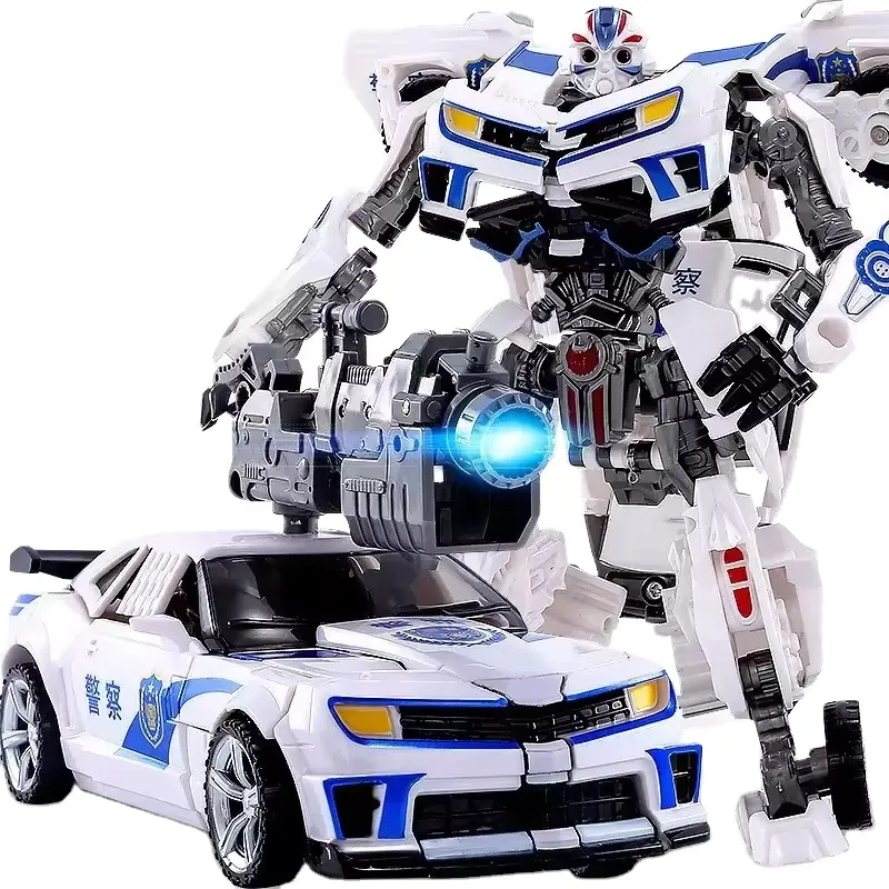 Transformation Toys Anime Robot Car Action Figure Plastic Cool Movie Aircraft Engineering Model