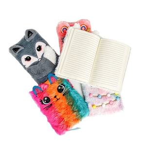Kızlar için kilit ve anahtar ile sevimli <span class=keywords><strong>a5</strong></span> a6 sevimli kabarık günlüğü unicorn peluş dizüstü