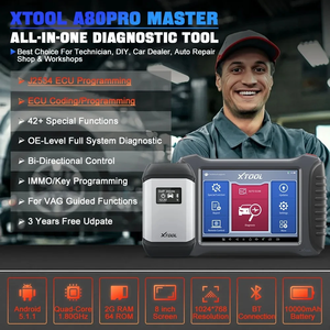 A80 Pro Master All System Diagnostic Tool J2534 ECU <strong>Programming</strong>/Coding CANFD Automotive Scanner Topology Map PMI <strong>Function</strong>