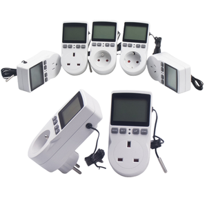 Controlador de temperatura, interruptor de temporizador Digital con enchufe de termostato, enchufe de UE, Francia, Reino Unido, EE. UU., para riego de jardín doméstico - Product Image 1