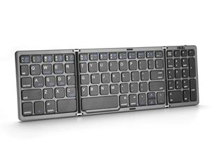 Mini teclado BT inalámbrico plegable, teclado plegable de números finos para Mac para Windows, portátil, tableta, luz, práctico, 3 teclas, Anti-Ghosting - Product Image 6