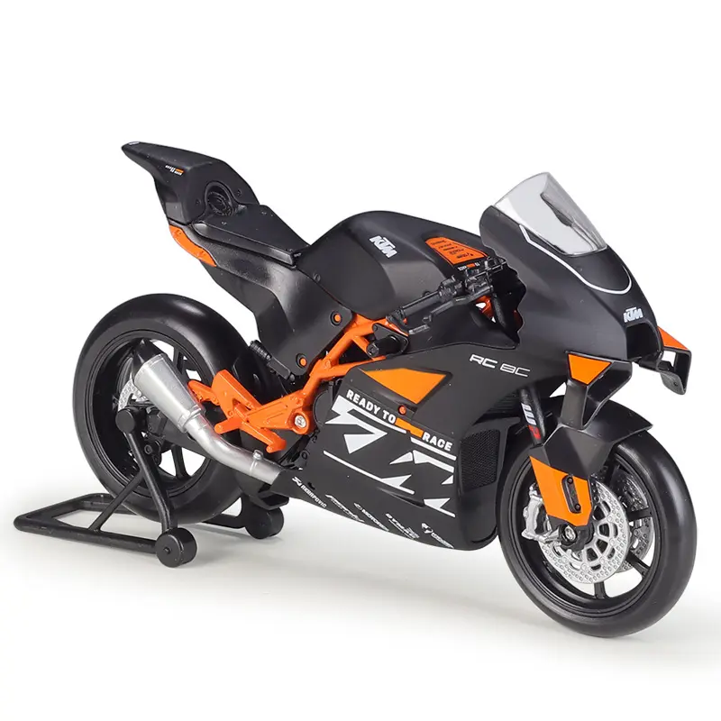 WELLY 1:12 KTM RC8C Rennmotorräder Druckguss-Alloy-Motorradmodell hohsimulation Stoßdämpfer Sammlungs-Spielzeug für Kinder