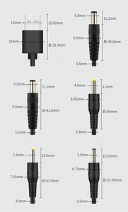 USB <strong>Type</strong> C PD Charging Cable7.9mm 7.4mm 5.5mm DC Jack Cable for Laptop Power Adapter Converter Laptop Extended Charger Cord - Product Image 4